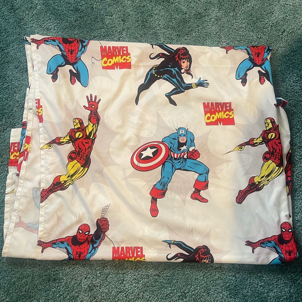 Marvel Comics Kids Twin Flat Sheet